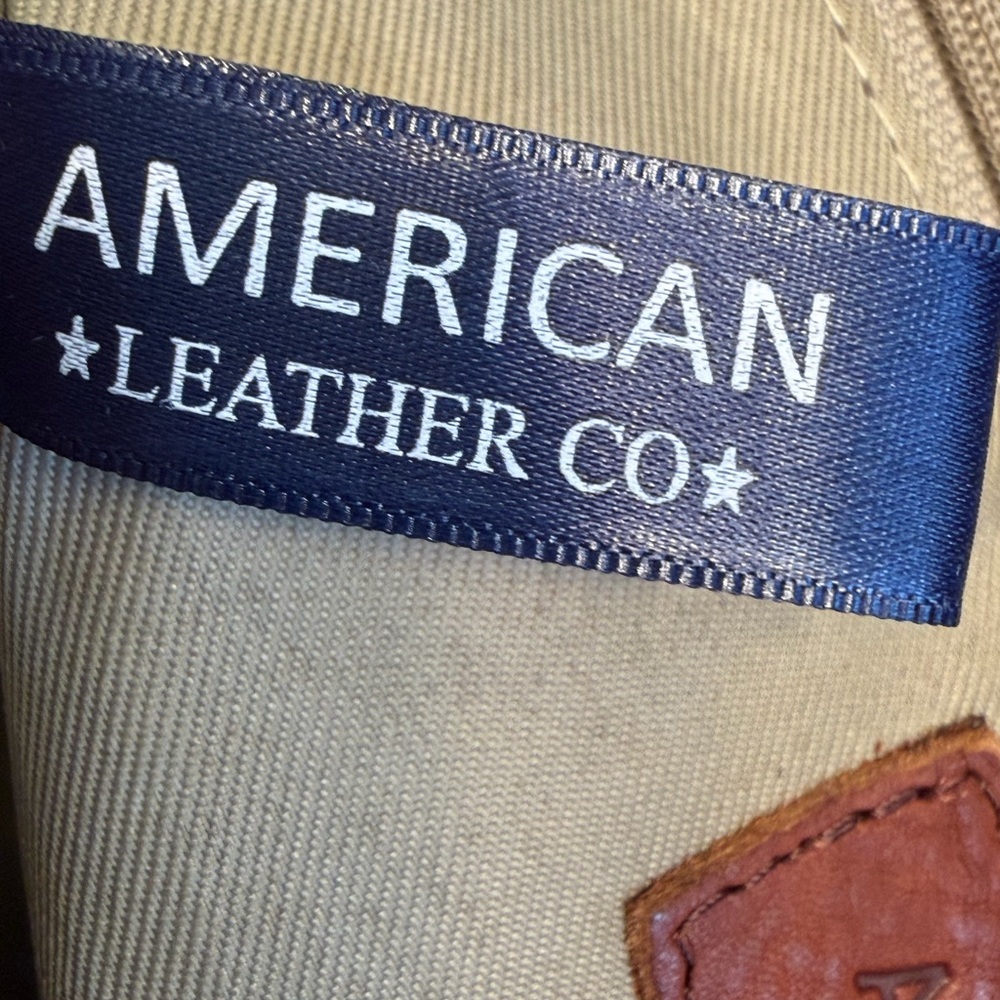 American Leather Co. Brandy Leather Tote- NWT’s - Picture 14 of 15